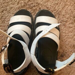 Doc marten platform sandals